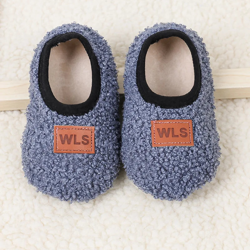 Baby Plush Floor Sock Shoes – Soft Anti-Slip Toddler Slippers