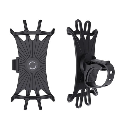 360° Bike Phone Mount – Universal Silicone Bicycle Holder