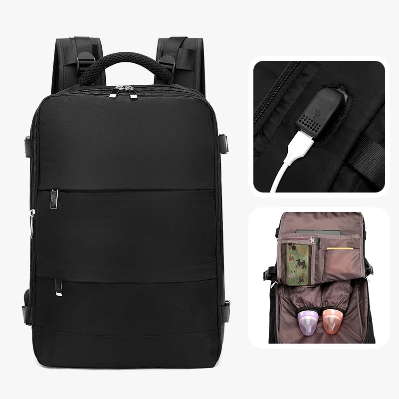 Travel Backpack Large Capacity – Lightweight Laptop School Bag