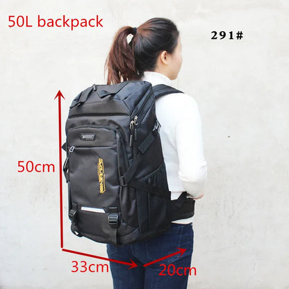 Men's Outdoor Backpack 50L/80L – Hiking Travel Rucksack