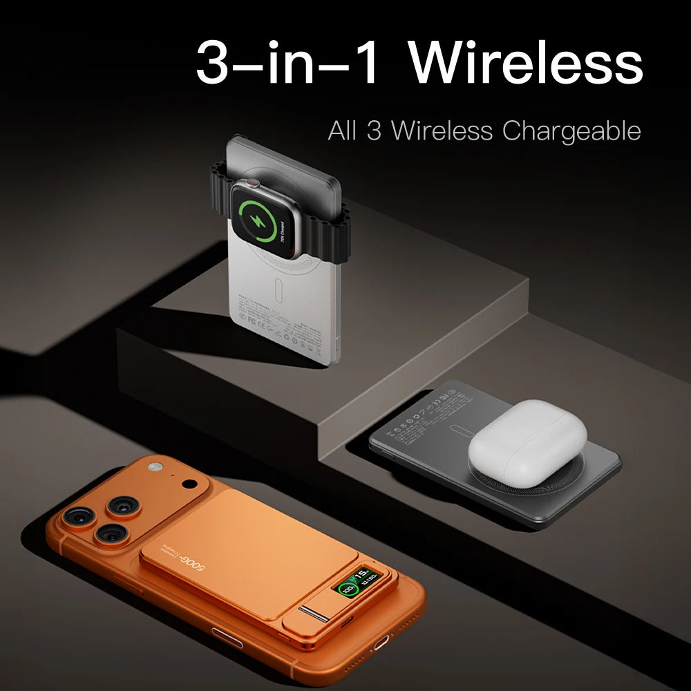 MagSafe Magnetic Wireless Power Bank 20W Fast Charging with Kickstand