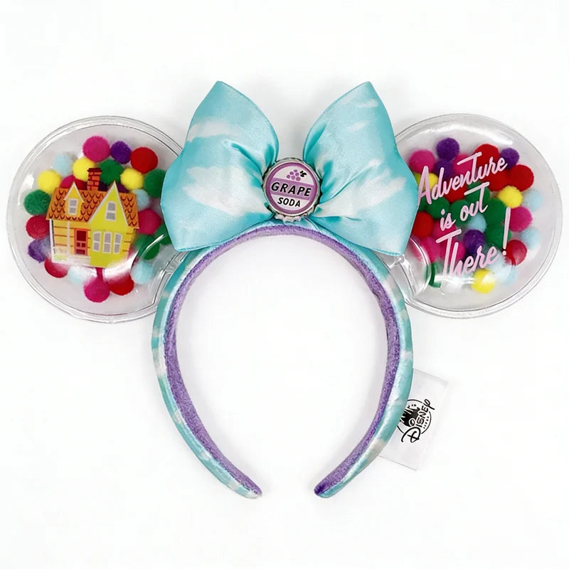 Minnie Mouse Sequin Ears Headband with Bow – Disney Park Style