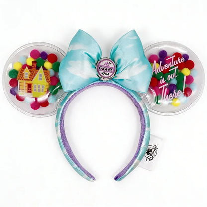 Minnie Mouse Sequin Ears Headband with Bow – Disney Park Style