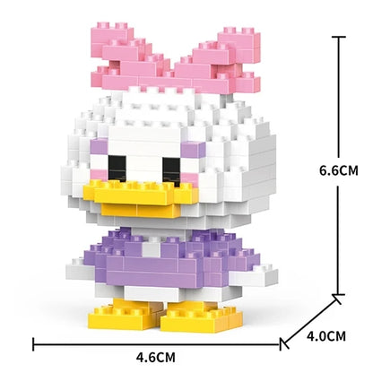 Disney Mini Building Blocks Figure – Mickey Minnie Princess Brick Toy