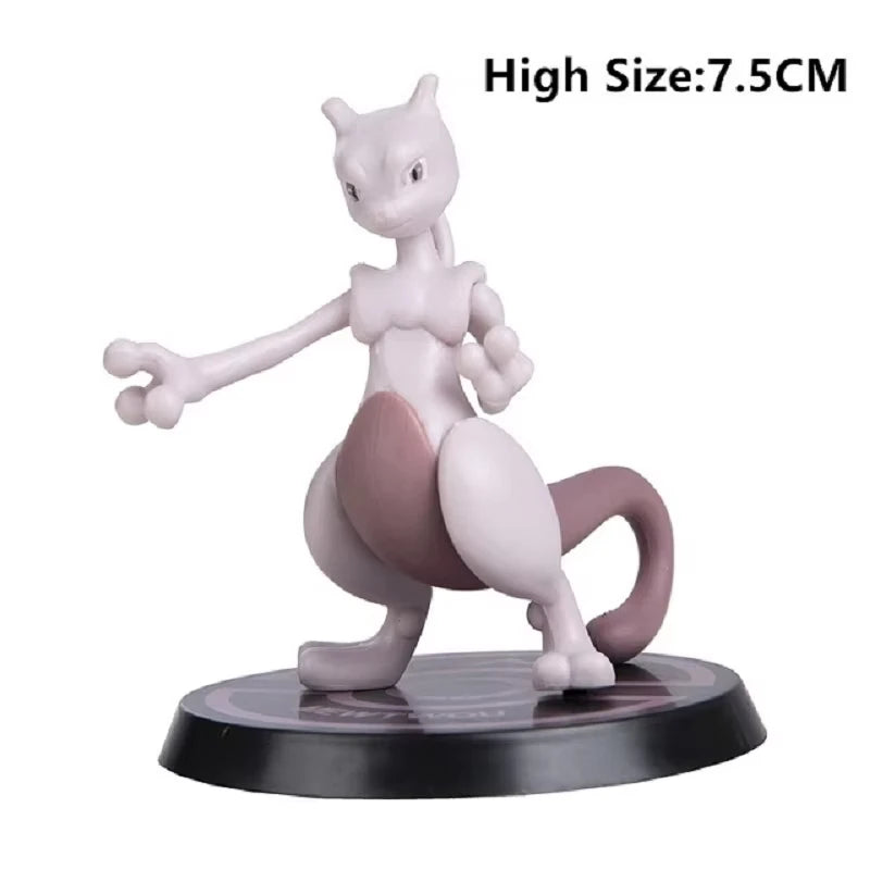 6 Piece Pokémon Pikachu Charizard Blastoise Figure Set
