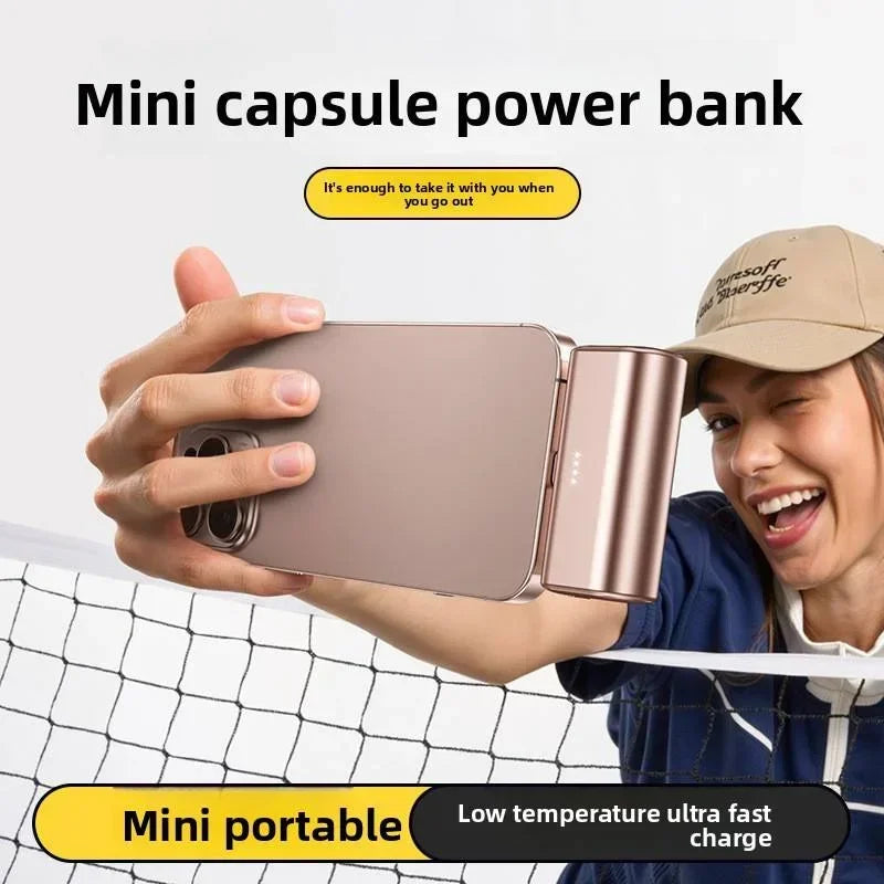 Lenovo Mini Power Bank 30000–50000mAh – USB-C & Lightning Fast Charge