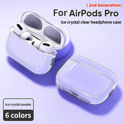 Clear AirPods Pro 2 Case with Wrist Strap – Soft TPU Cover