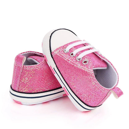 Baby Canvas Sneakers – Soft Sole First Walkers for Boys & Girls