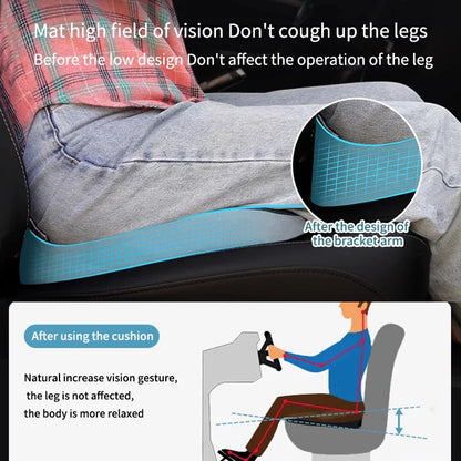 Orthopedic Memory Foam Seat Cushion – Tailbone & Sciatica Relief