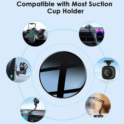Magnetic Adhesive Disc Pad for Car Phone Mount – 2 Pack