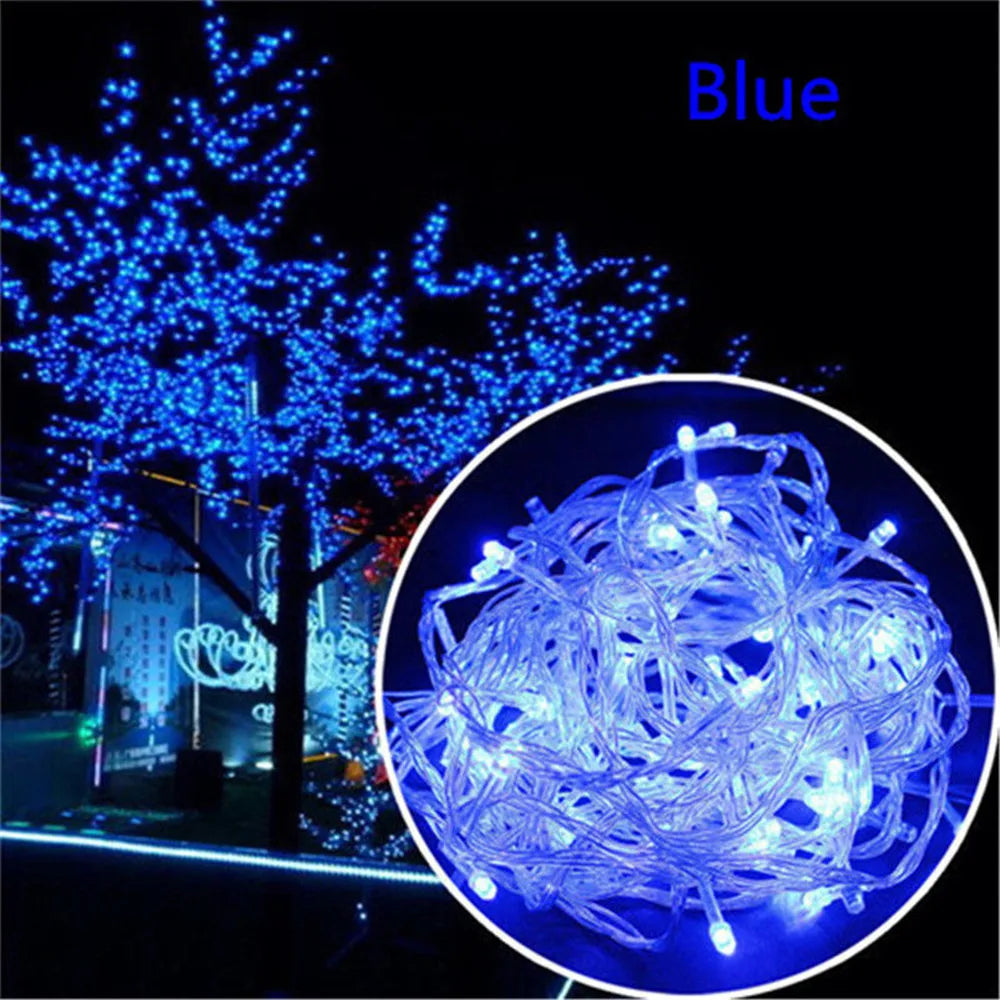 LED String Fairy Lights – 8 Modes, 5M–100M, Indoor & Outdoor