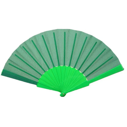 Folding Hand Fan Chinese Silk Fabric Fan for Weddings & Dance