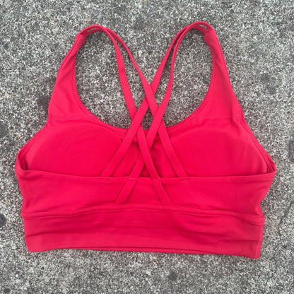 Women's Padded Cross-Back Sports Bra – High Support Activewear