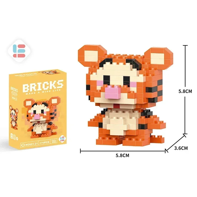 Mini Building Blocks Cartoon Character Figure – Tsum Tsum Style