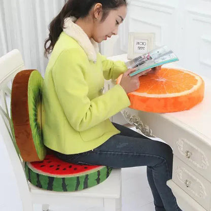 3D Print Round Throw Pillow – Novelty Plush Cushion for Couch & Chair