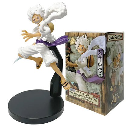 18CM One Piece Luffy Sun God Nika PVC Action Figure
