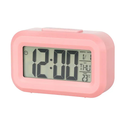 LED Digital Alarm Clock with Backlight, Date & Temperature Display