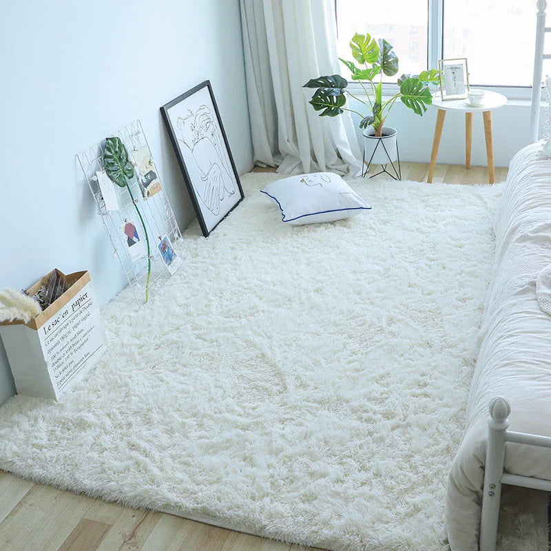 Fluffy Shaggy Area Rug – Soft Non-Slip Carpet for Living Room & Bedroom