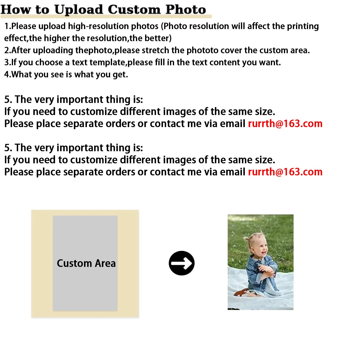 Custom Canvas Print – Personalized Photo Poster for Weddings, Pets & Birthdays