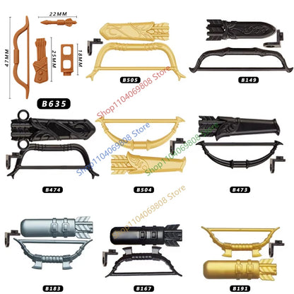 Medieval Military Building Blocks Parts – Castle Knights Weapons Accessories