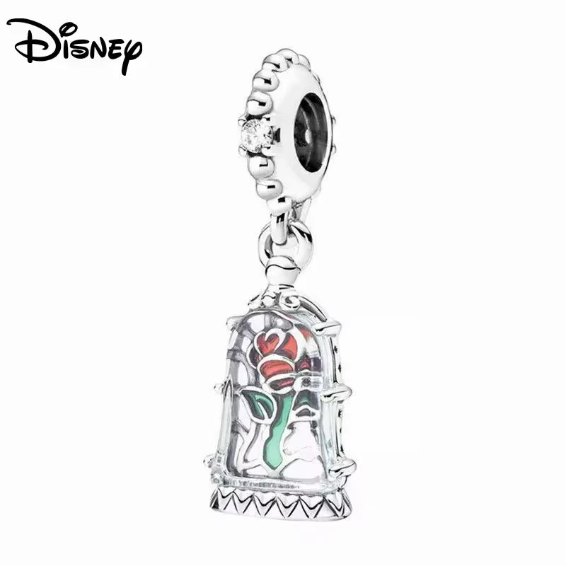 Disney S925 Silver Princess Charm Bead – Fits Pandora Bracelet & Necklace