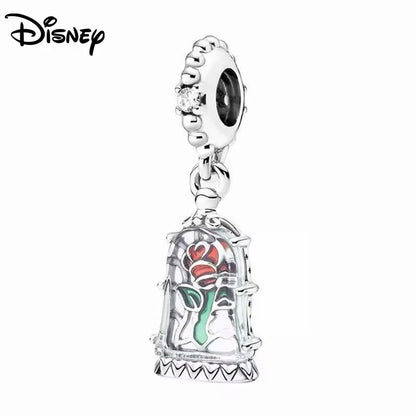 Disney S925 Silver Princess Charm Bead – Fits Pandora Bracelet & Necklace