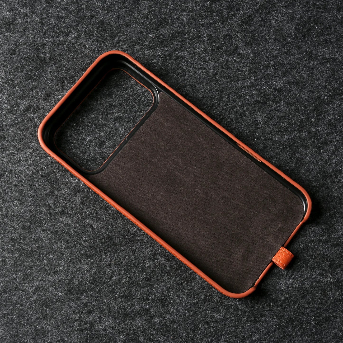 With Lanyard Genuine Leather iPhone Case