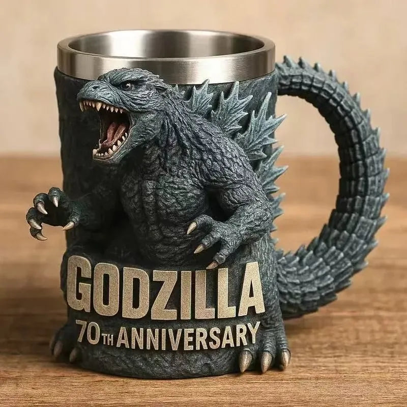 Godzilla 3D Mug – 70th Anniversary Collectible Water Cup
