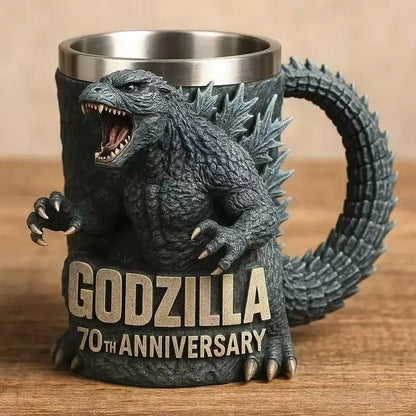 Godzilla 3D Mug – 70th Anniversary Collectible Water Cup