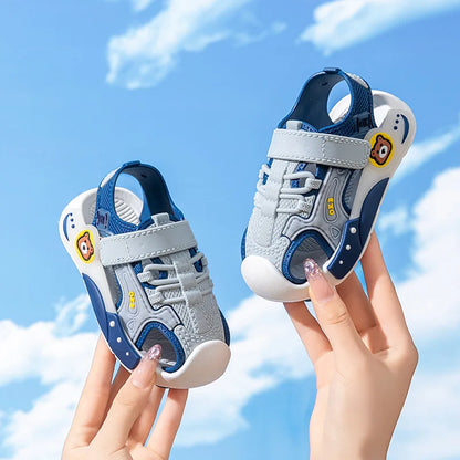 Baby Toddler Sandals Anti-Slip Soft Sole Beach Shoes for Boys & Girls