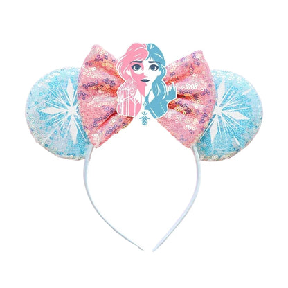 Disney Mouse Ear Headband Sequin Bow for Girls Adults Halloween Party
