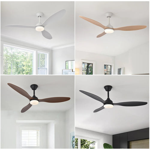 Ceiling Fan with Light – Low Profile Remote Control Fan, 25–52 Inch