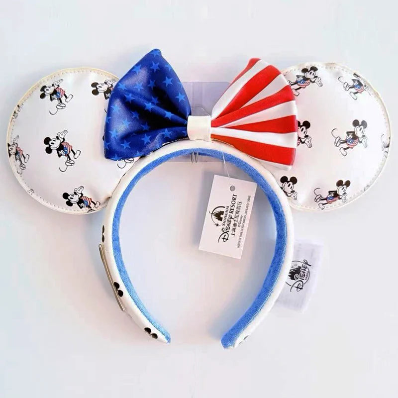 Disney Princess Minnie Ears Headband – Sequin Bow Hair Hoop