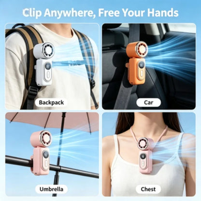 Portable Mini Handheld Fan USB-C Rechargeable Rotatable