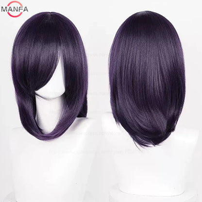 Anime Cosplay Bob Wig with Bangs – 40cm Heat Resistant, 54 Colors