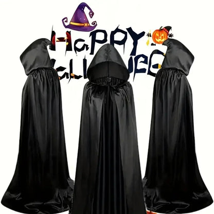 Halloween Hooded Cloak – Unisex Witch Cape Cosplay Costume