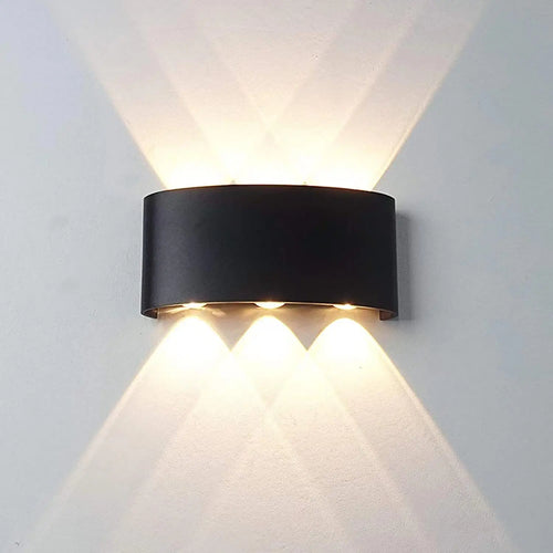 LED Wall Sconce Up Down Light – Modern Indoor Outdoor Wall Lamp
