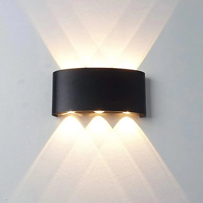 LED Wall Sconce Modern Up Down Indoor Outdoor Light Fixture