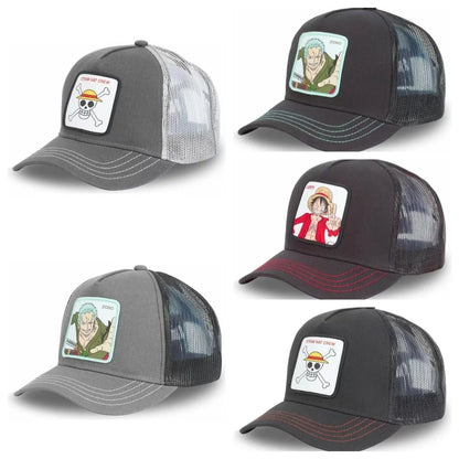 One Piece Luffy Embroidered Adjustable Baseball Cap