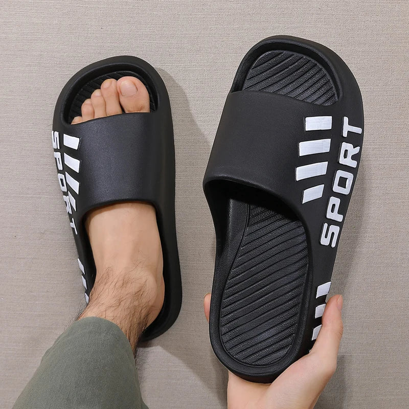Men's Non-Slip Slide Slippers – Indoor & Outdoor Sandals