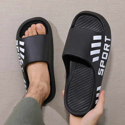 Men's Non-Slip Slide Slippers – Indoor & Outdoor Sandals