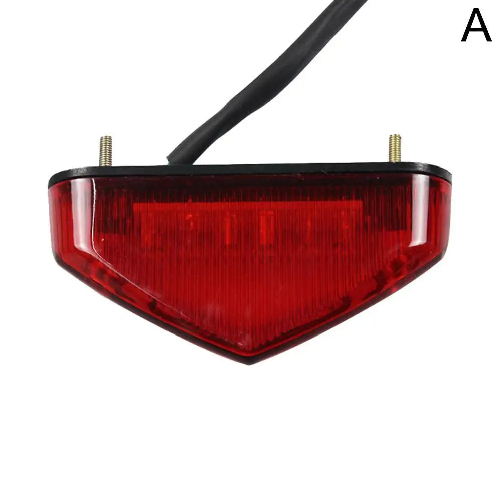 Motorcycle LED Tail Light – Universal Brake & License Plate Lamp 12V