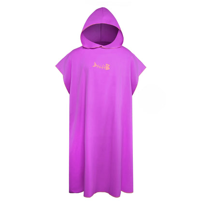 Microfiber Surf Poncho Changing Robe with Hood for Adults