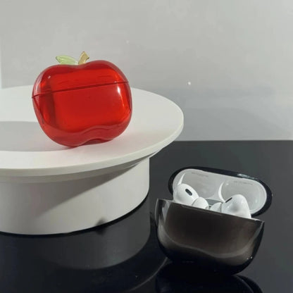 Apple Shape AirPods Case with Charm Lanyard – Drop-Proof TPU