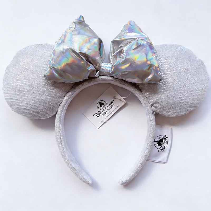 Disney Princess Minnie Ears Headband – Sequin Bow Hair Hoop