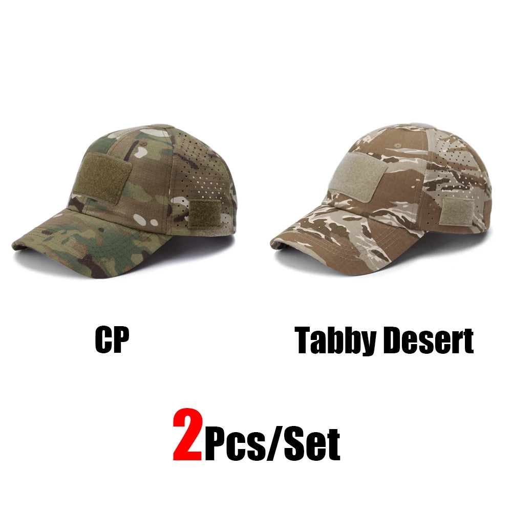 Tactical Baseball Cap with Velcro Patch – Breathable Adjustable Hat