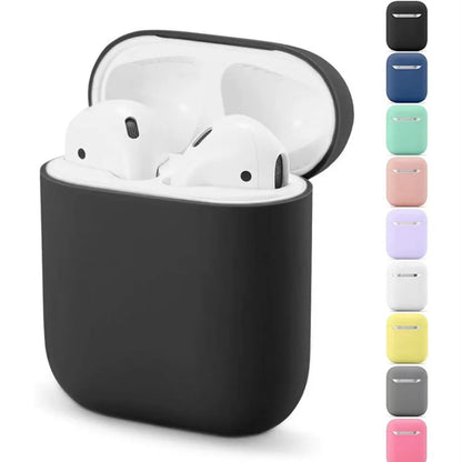 Soft Silicone AirPods Case Cover – AirPods 1 & 2