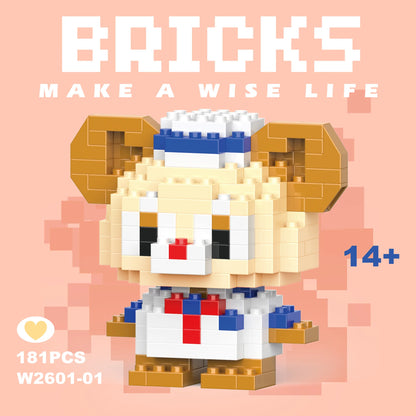 Disney Character Mini Building Blocks Set – Micro Bricks Figures 135–214 PCS