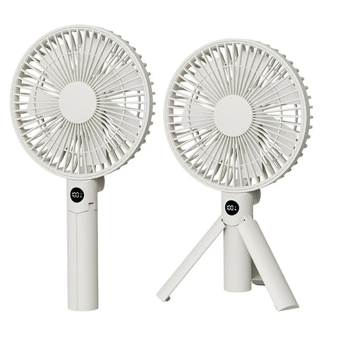 Handheld Folding Fan 3600mAh Rechargeable Desktop & Portable