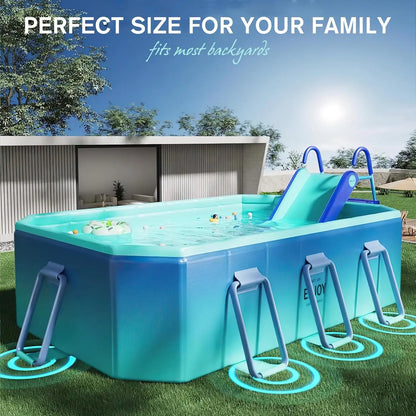 Large Foldable Non Inflatable Portable Swimming Pool